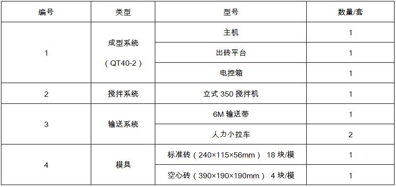 QT40-2型水泥砖机