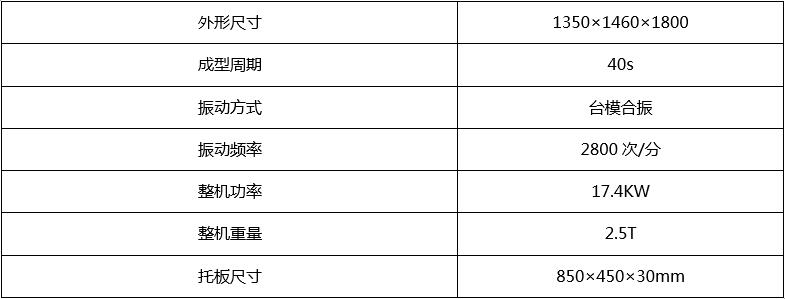 QT40-1A型水泥砖机